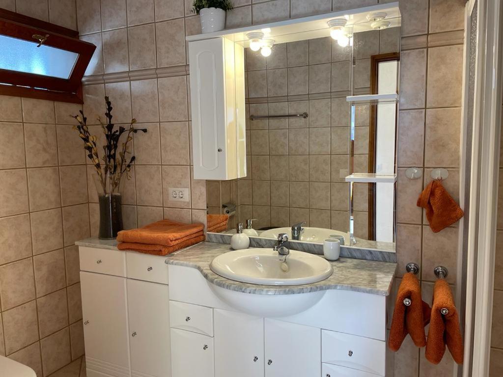 The White Dragos With Ocean View - Ac - Private Pool Apartment Tias Ngoại thất bức ảnh
